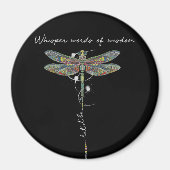 Aimant Whisper Words Of Wisdom Brocade Dragonfly (Devant)