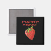 Aimant Whisperer aux fraises (Recto/Verso)