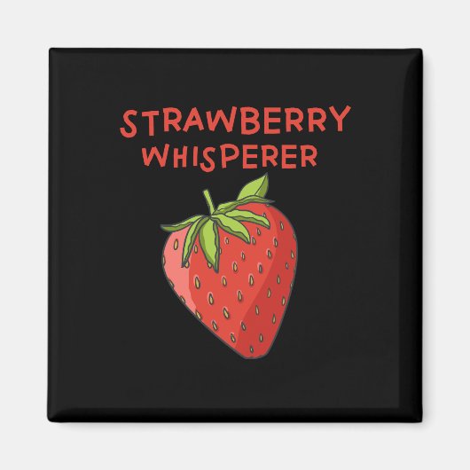 Aimant Whisperer aux fraises (Devant)
