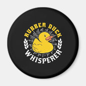 Aimant Whisperer de canard en caoutchouc (Devant)