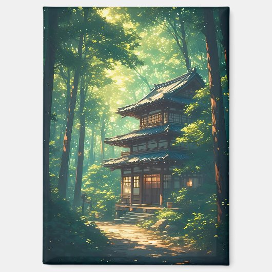 Aimant Whispers of the Forest : Une retraite japonaise ca (Recto)