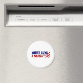 Aimant White Guys 4 Obama (In Situ (Lave-vaisselle))