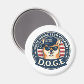 Aimant White House Tech Support Doge (Recto/Verso)