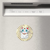 Aimant White Maneki Neko Beckoning Good Luck Cat (In Situ (Lave-vaisselle))