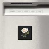 Aimant White Rose Graphic  (In Situ (Lave-vaisselle))