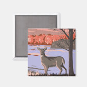 Aimant White Tailed (Recto/Verso)