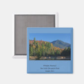 Aimant Whiteface Mountain sur Little Cherrypatch Pond (Recto/Verso)