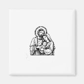 Aimant Whose God White Baby Is This Funny Christmas (Devant)