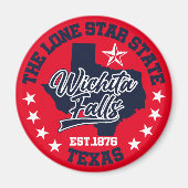 Aimant Wichita Falls, Texas (Devant)