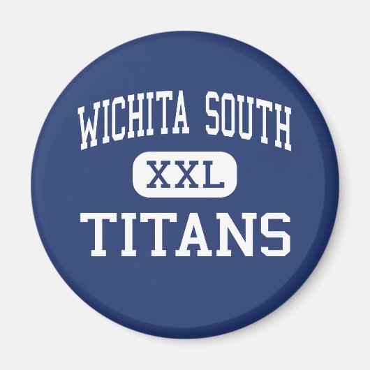 Aimant Wichita Sud - Titans - High - Wichita Kansas (Devant)
