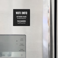 WiFi Détails Simple Blanc Typographique Noir
