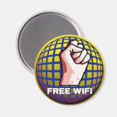 Aimant WiFi gratuit (Recto/Verso)