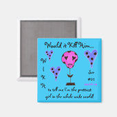 Aimant WIKH Ser#01 Me tuer avec des compléments (Recto/Verso)