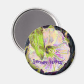 Aimant Wild Morning Glory par Alexandra Cook (Recto/Verso)