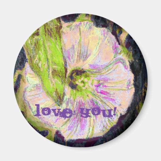 Aimant Wild Morning Glory par Alexandra Cook (Devant)