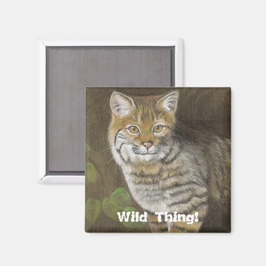 Aimant Wild Thing Bobcat (Recto/Verso)