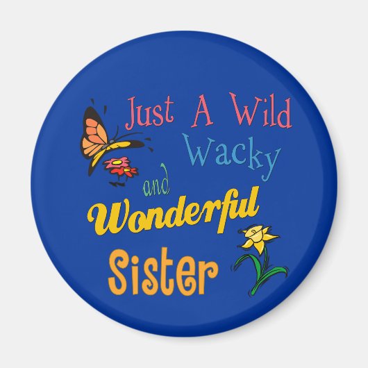 Aimant Wild Wacky Merveilleuse Collection de Soeurs (Devant)
