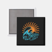Aimant Wildwood New Jersey Beach Front Et Back (Recto/Verso)