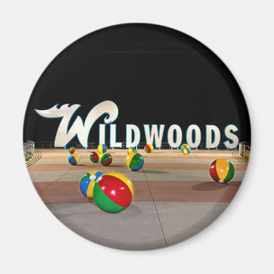 Aimant Wildwoods signent dedans le New Jersey de Wildwood