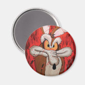Aimant Wile E Coyote Red Fury (Recto/Verso)