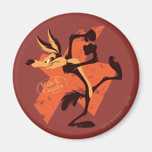 Aimant Wile E. Coyote Se Préparant À Exécuter (Devant)