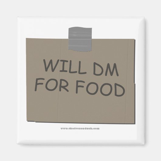 Aimant Will DM pour la nourriture (Devant)