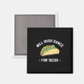 Aimant Will Irish Dance Pour Tacos St. Patrick's Day Sham (Recto/Verso)