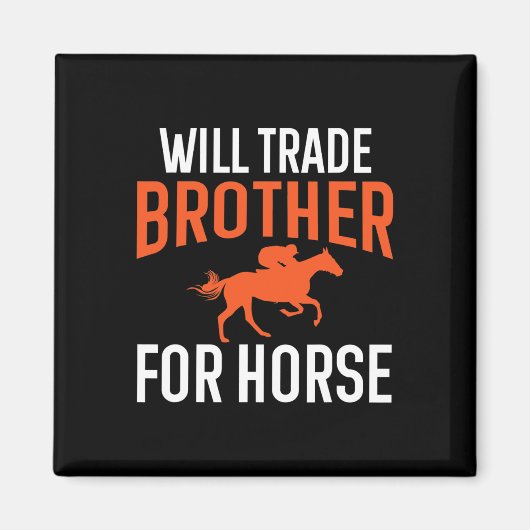 Aimant Will Trade Brother Pour Cheval Équitation Même (Devant)