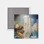 Aimant William Blake : La sorcière d'Endor (Recto/Verso)