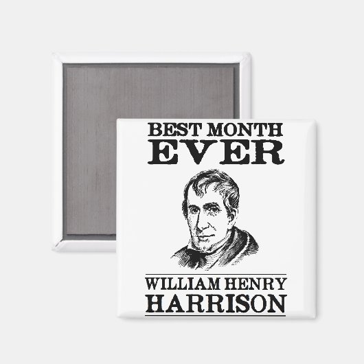 Aimant William Henry Harrison (Recto/Verso)