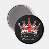 Aimant William & Kate Mariage (Recto/Verso)