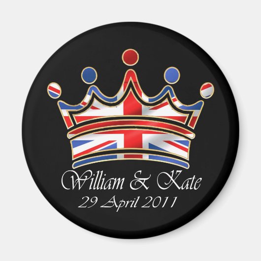 Aimant William & Kate Mariage (Devant)