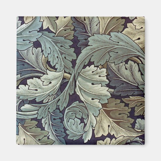 Aimant William Morris Acanthus Feuilles (Devant)