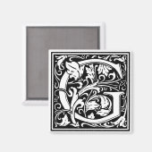 Aimant William Morris Alphabet "G" (Recto/Verso)