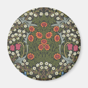 Aimant William Morris Blackthorn Garden Flower Classique