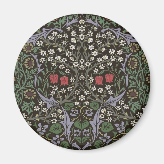 Aimant William Morris Blackthorn Tapestry Floral (Devant)