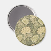 Aimant William Morris Chrysanthemum Mum (Recto/Verso)