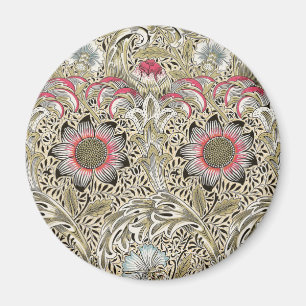 Aimant William Morris Corncockle Floral Vintage