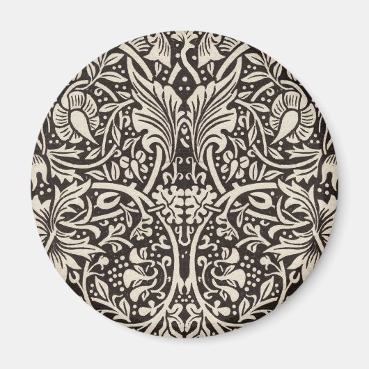 Aimant William Morris Daffodil Papier peint floral (Devant)