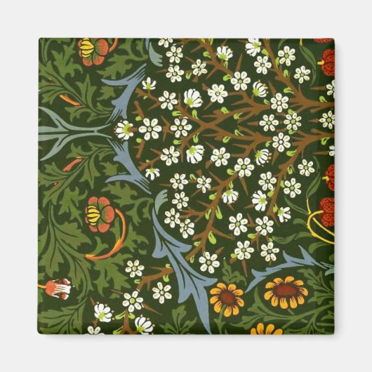 Aimant William Morris Design, Blackthorn (Devant)
