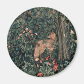 Aimant William Morris Faune sauvage Fox (Devant)