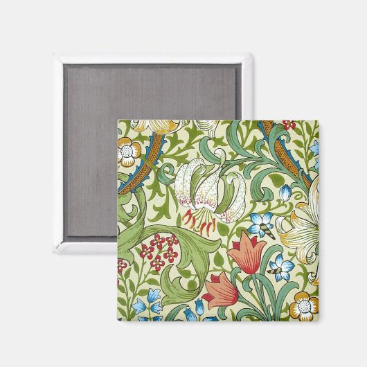 Aimant William Morris Garden Wallpaper (Recto/Verso)