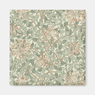 Aimant William Morris Honeysuckle Vert Floral