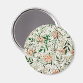 Aimant William Morris Jasmine Garden Flower Classic (Recto/Verso)