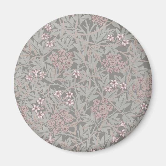 Aimant William Morris Jasmine Motif de fleurs (Devant)