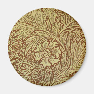 Aimant William Morris Marigold Motif de fleurs antiques