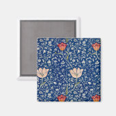 Aimant William Morris Medway Floral bleu (Recto/Verso)