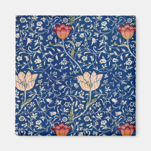 Aimant William Morris Medway Floral bleu