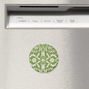 Aimant William Morris, motif floral vintage,