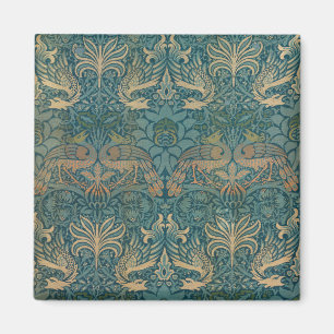 Aimant William Morris Peacock et Dragon Textile Design